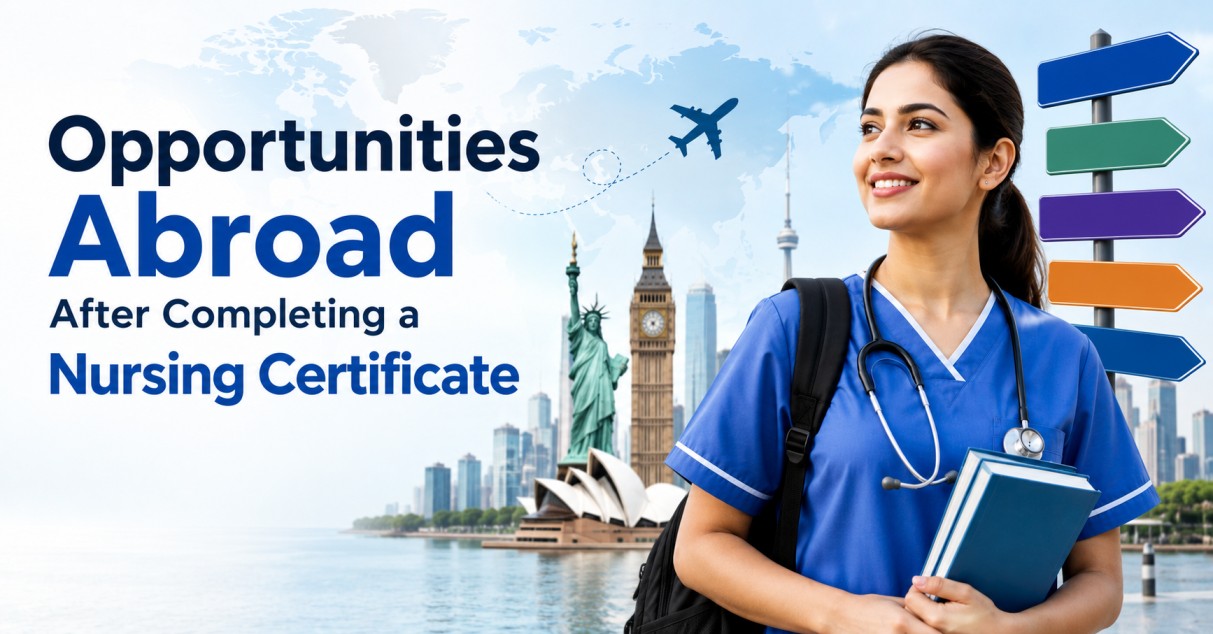 Opportunities Abroad After Completing a Nursing Certificate